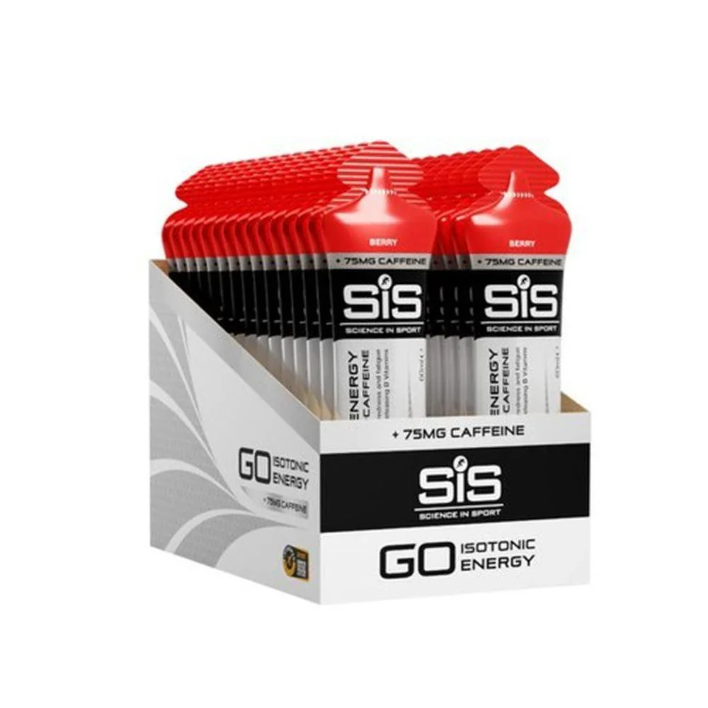 Gel Énergétique SIS GO ISOTONIC ENERGY Cafféine (60ml) Fruits rouges - Image 2