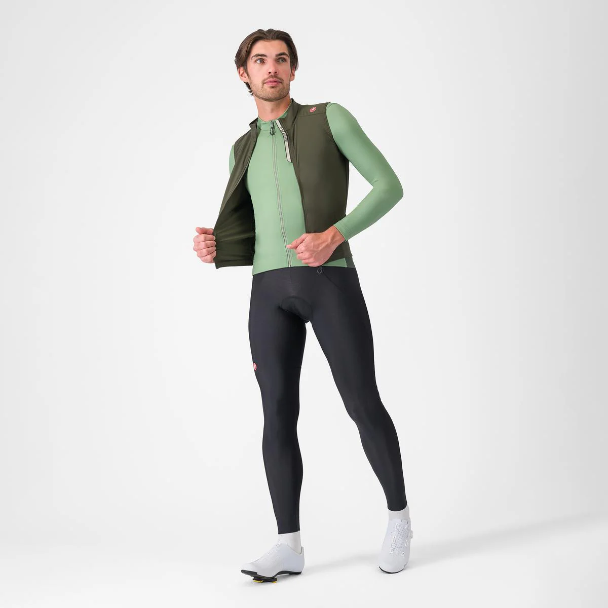 Veste Sans Manches CASTELLI ESPRESSO Vert - Image 6