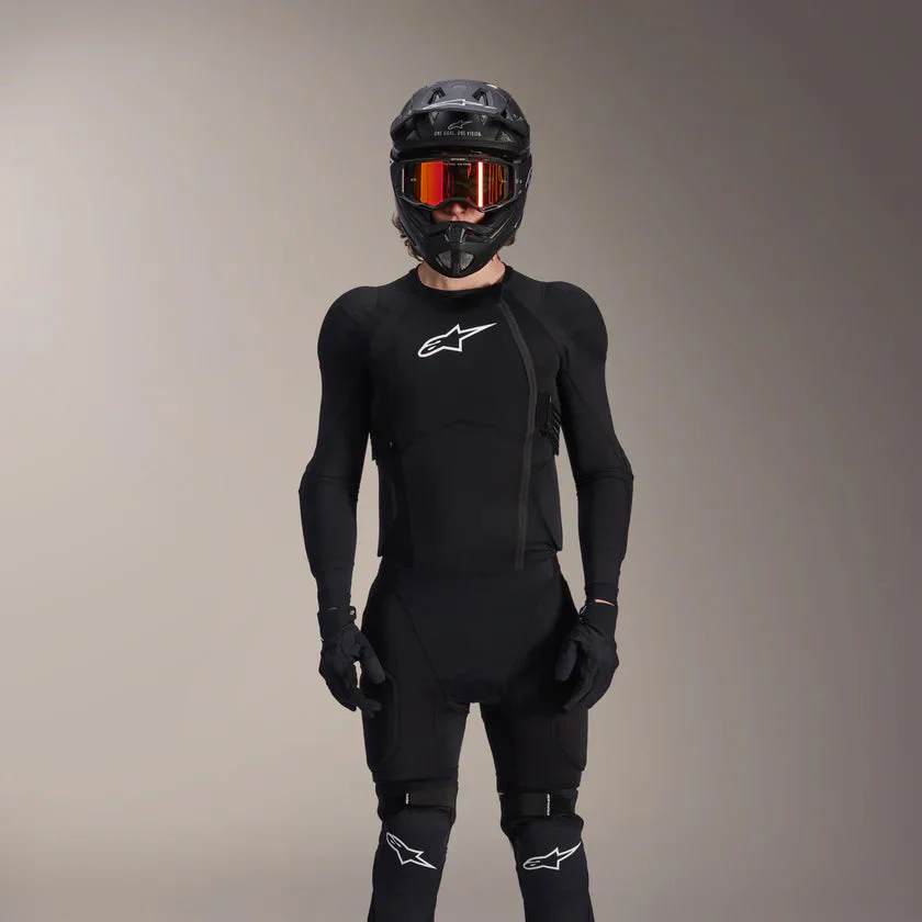 Gilet de Protection ALPINESTARS A-IMPACT PLASMA Manches Longues Noir/Blanc - Image 4