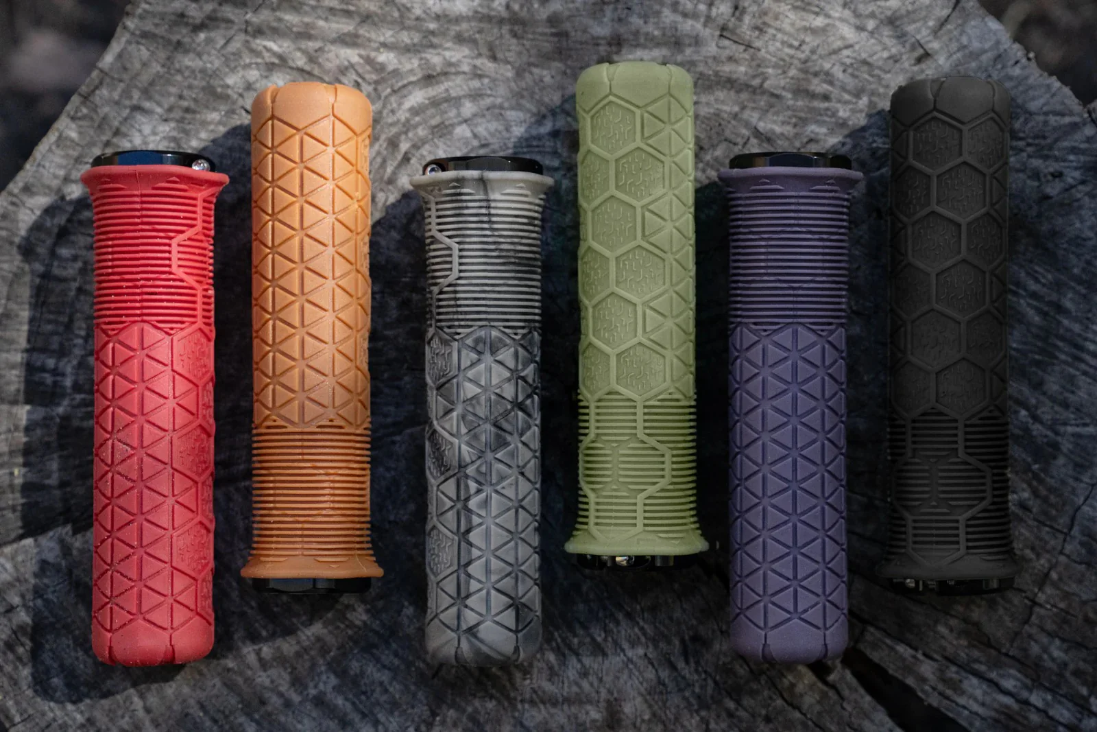 Grips ENVE FRACTAL Lock-On Trail Rouge - Image 2
