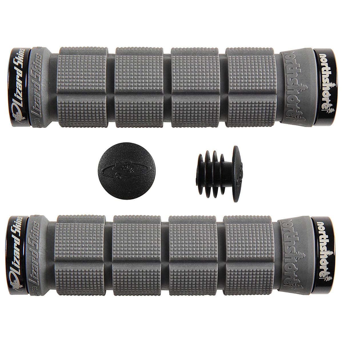 Grips LIZARD SKINS NORTHSHORE Lock-On Noir/Argent - Image 2