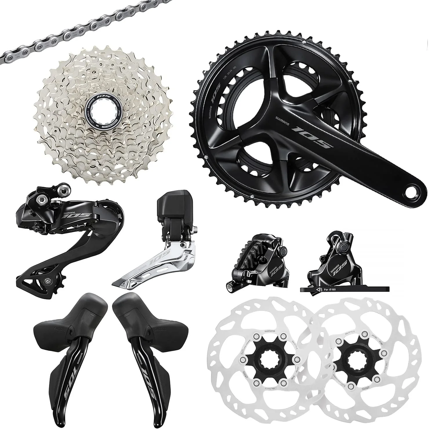 Groupe SHIMANO 105 Di2 R7170 2x12V