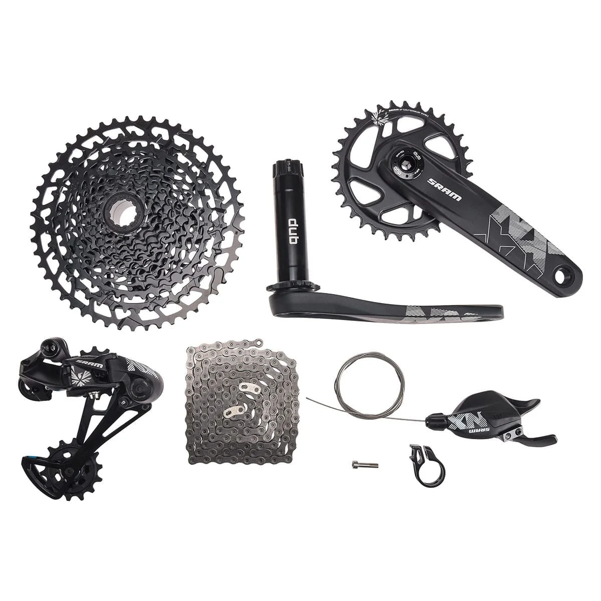 Groupe SRAM NX EAGLE 12V Mono DUB BOOST 32 Dents 11/50