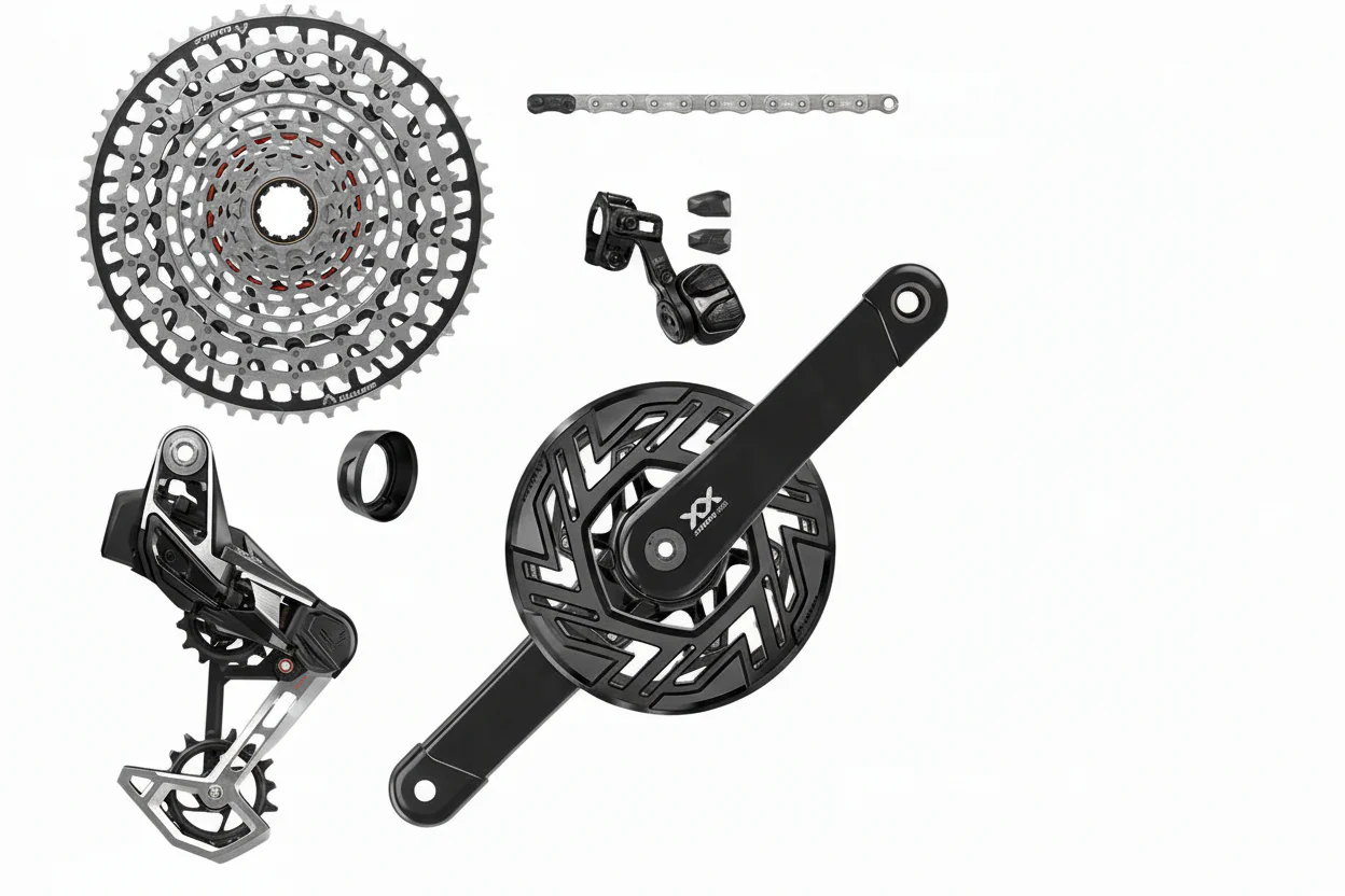 Groupe SRAM XX EAGLE E-MTB BROSE ISIS AXS T-TYPE 36 Dents CLIP-ON 10/52