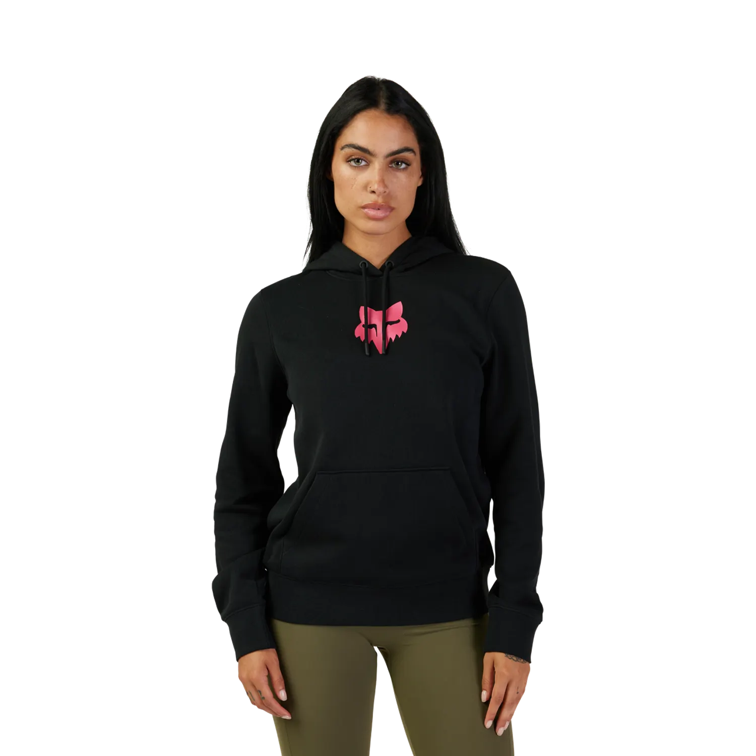 Sweat à Capuche FOX HEAD Femme Noir/rose - Image 3