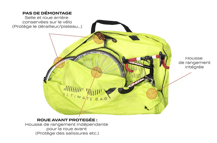 Housse de Vélo Route BUDS ROADBAG LIGHT Vert - Image 3