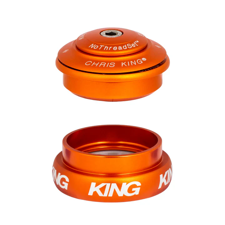 Jeu de Direction Semi-Intégré / Externe CHRIS KING INSET 8 1"1/8-1"1/4 ZS44/EC44 Orange