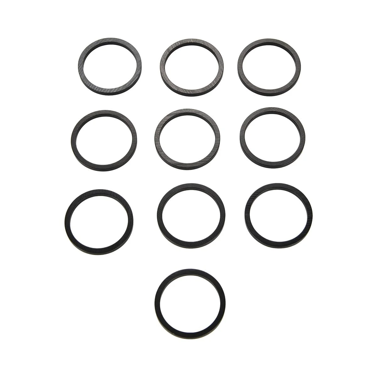 Kit 10 Entretoises de direction DEDA 1 1/8" aluminium hauteur 3mm - Image 2