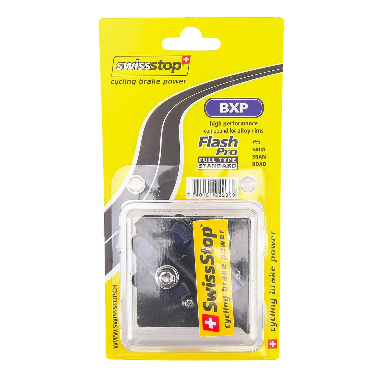 Kit 2 Porte-Patins SWISS STOP ORGANIQUES FLASH PRO BLEU Aluminium - Image 4