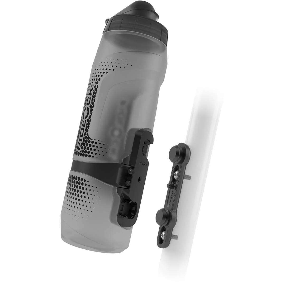 Kit Bidon et Porte-Bidon FIDLOCK TWIST BIKE BASE 800 ml Fumé