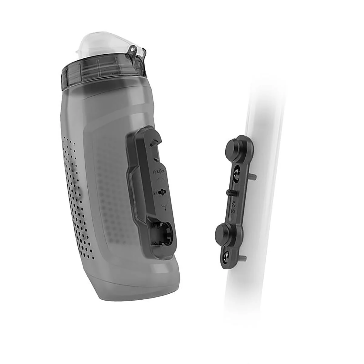 Kit Bidon et Porte-Bidon FIDLOCK TWIST BIKE BASE 590 ml Fumé