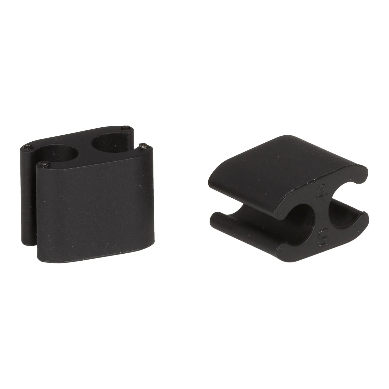 Kit de 10 Guides Clips Duo ELVEDES Diam 5mm/5mm Plastique