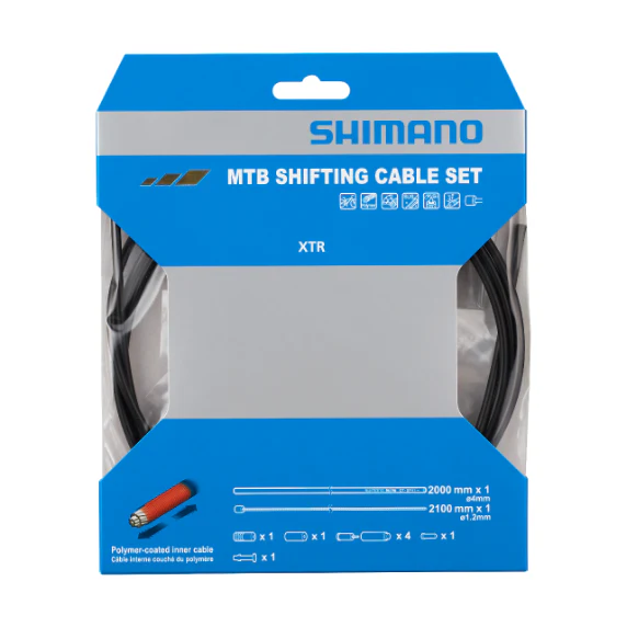Kit de Câble et Gaine de Dérailleur SHIMANO Polymère Mono
