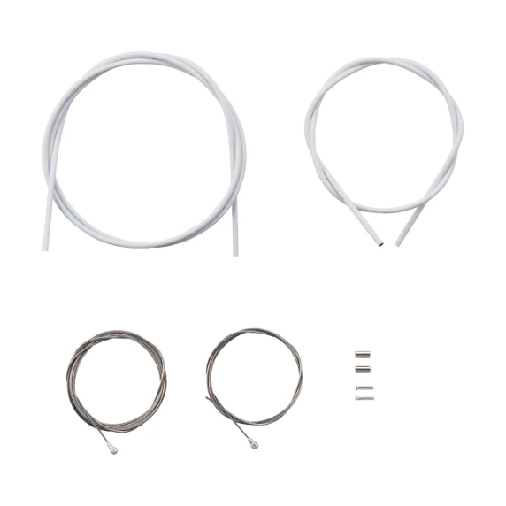 Kit de Câbles et Gaines de Frein SHIMANO PTFE Blanc - Image 2