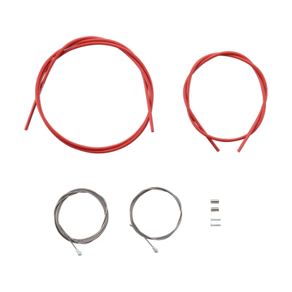 Kit de Câbles et Gaines de Frein SHIMANO PTFE Rouge - Image 2