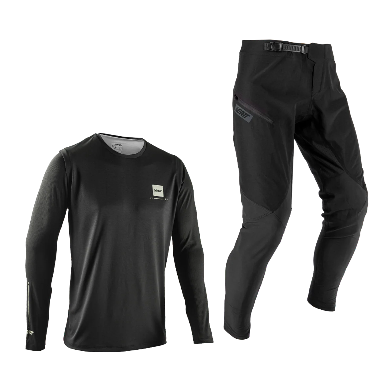 Kit Maillot + Pantalon LEATT MTB GRAVITY 1.0 Junior Noir