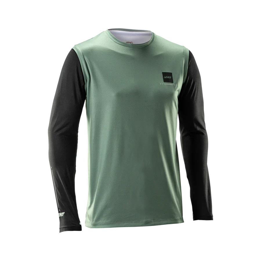 Kit Maillot + Pantalon LEATT MTB GRAVITY 1.0 Noir/Vert - Image 3