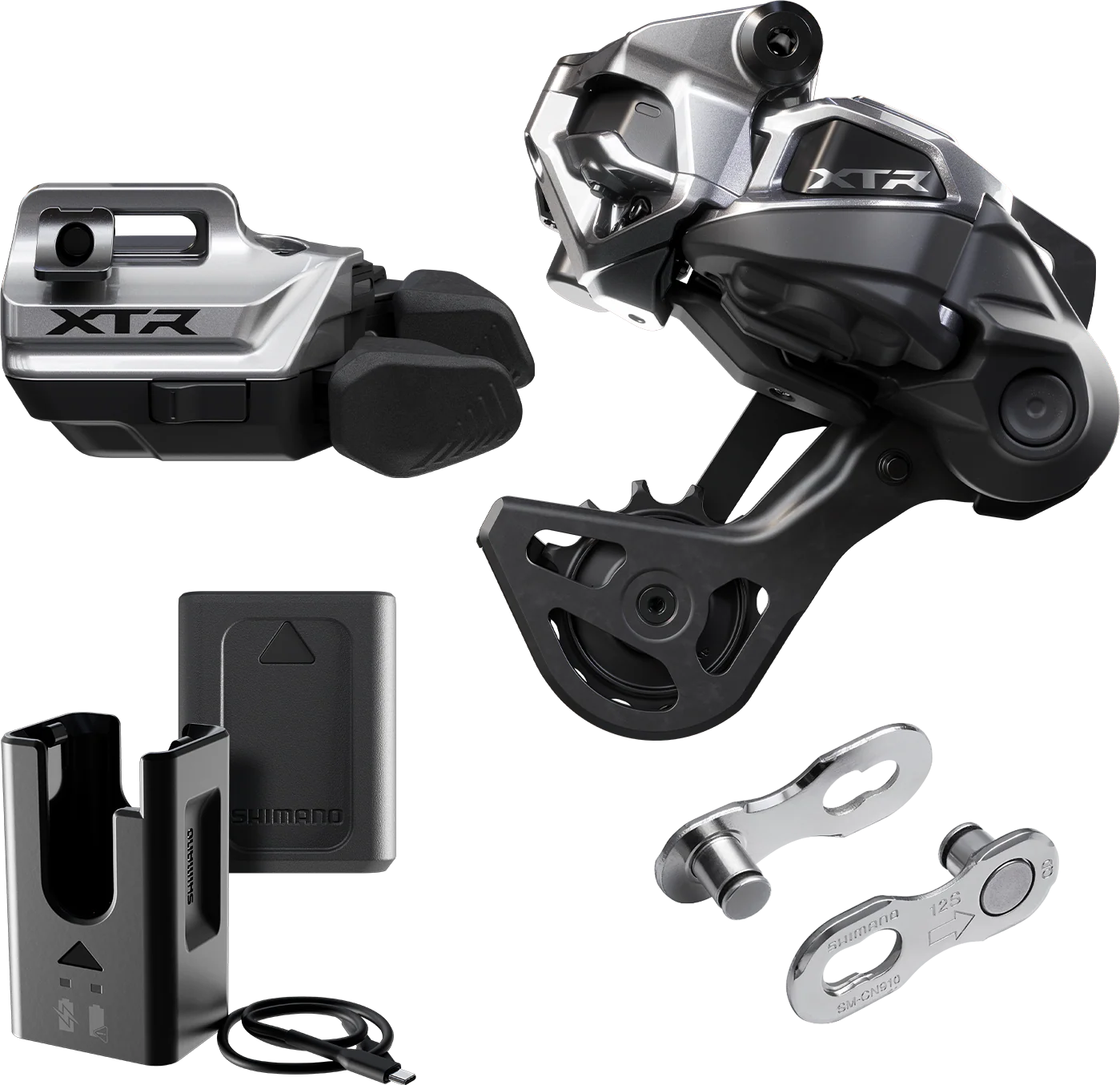 Kit Upgrade SHIMANO XTR Di2 Wireless M9250-GS Chape Moyenne Montage Levier