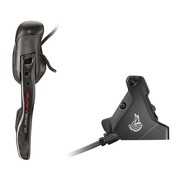 Levier Droit et Étrier Arrière 160mm CAMPAGNOLO SUPER RECORD EPS Flat Mount Sans Disque - Image 2