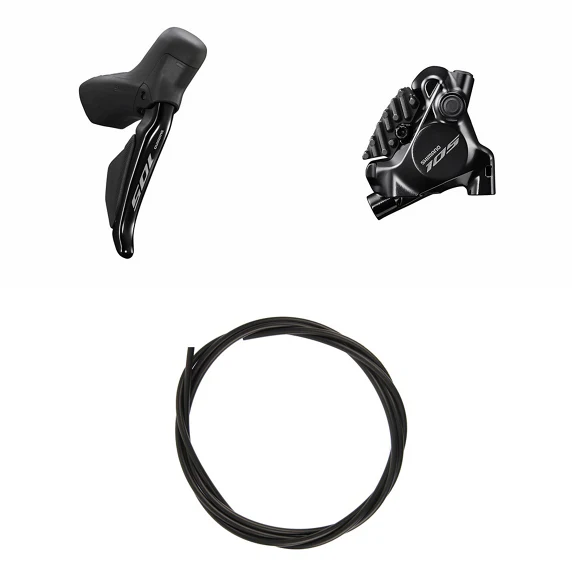 Levier Droit et Étrier Arrière SHIMANO 105 R7170 12V Flat Mount Sans Disque