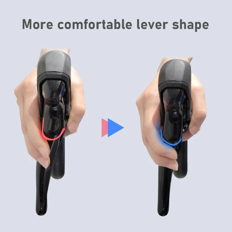 Levier Gauche  et Étrier Avant SHIMANO CUES U6030 Double Flatmount Sans Disque - Image 3