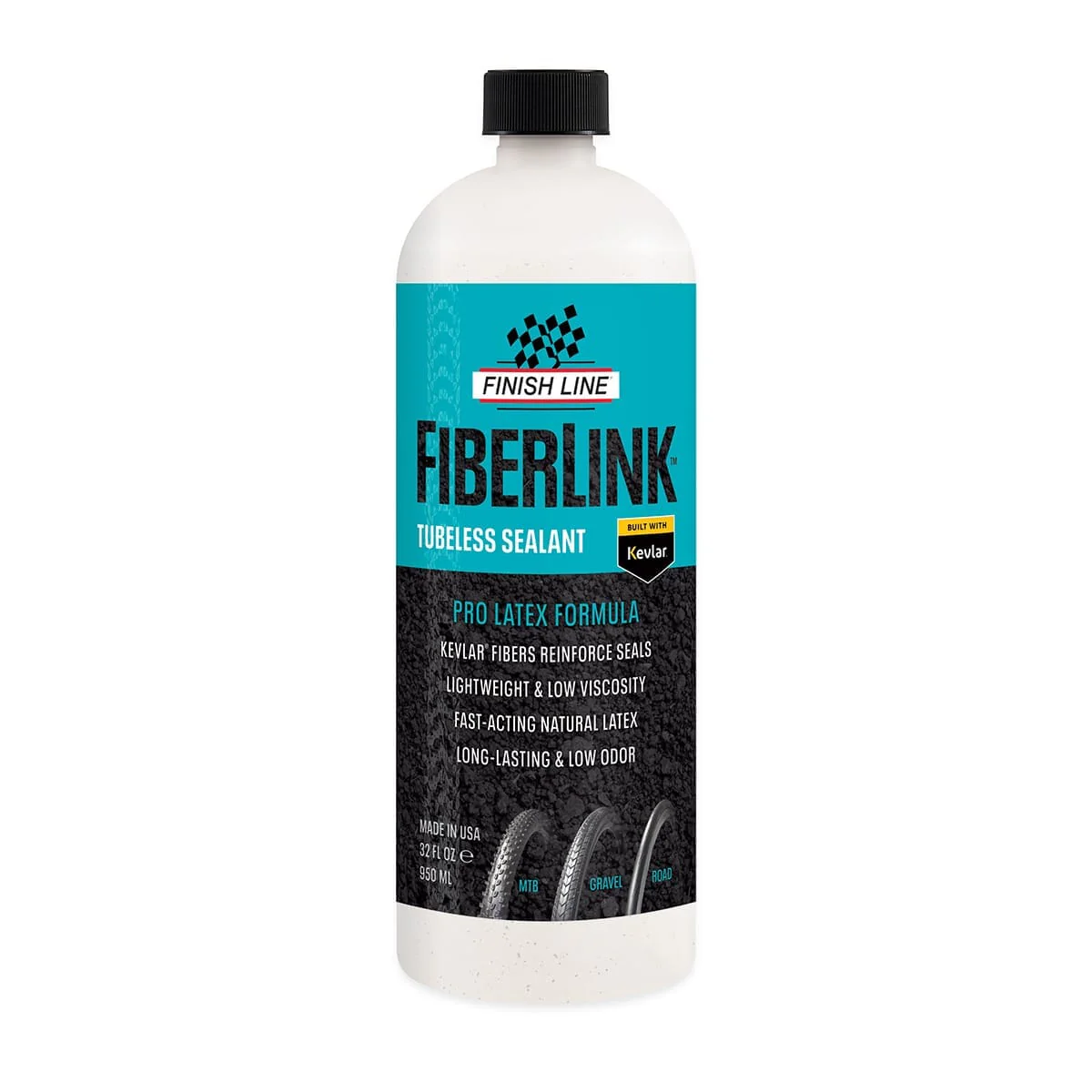 Liquide Préventif Tubeless FINISH LINE FIBERLINK PRO LATEX (950 ml)