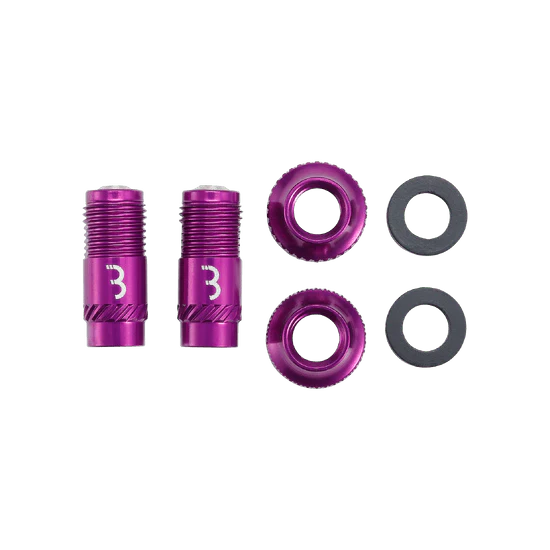 Embouts de Valves BBB CORE CAP Violet (x2) - Image 2