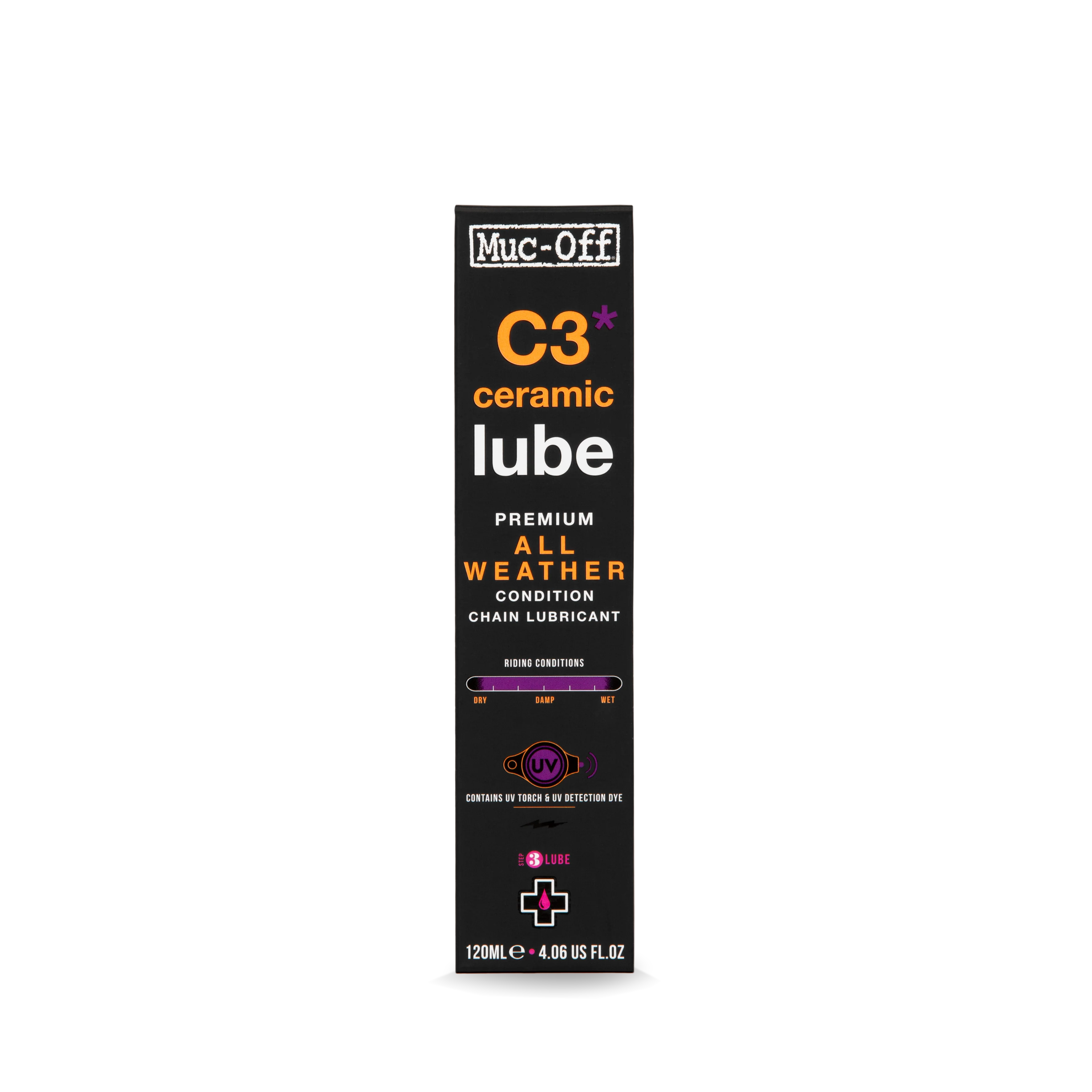 Lubrifiant Céramique Toutes Conditions MUC-OFF C3 ALL WEATHER CERAMIC (120 ml) - Image 2