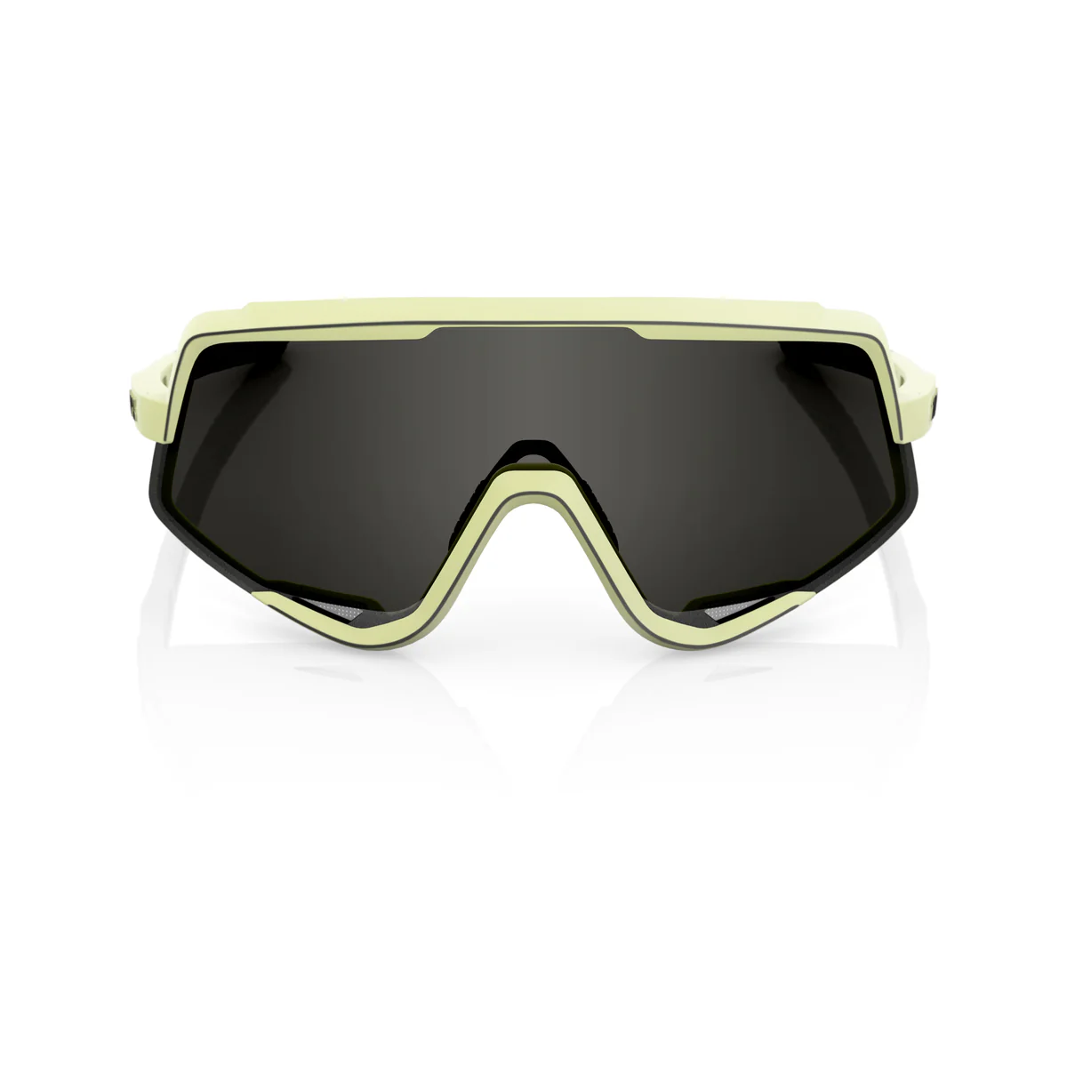 Lunettes 100% GLENDALE Soft Tact Glow Jaune Smoke Lens - Image 2