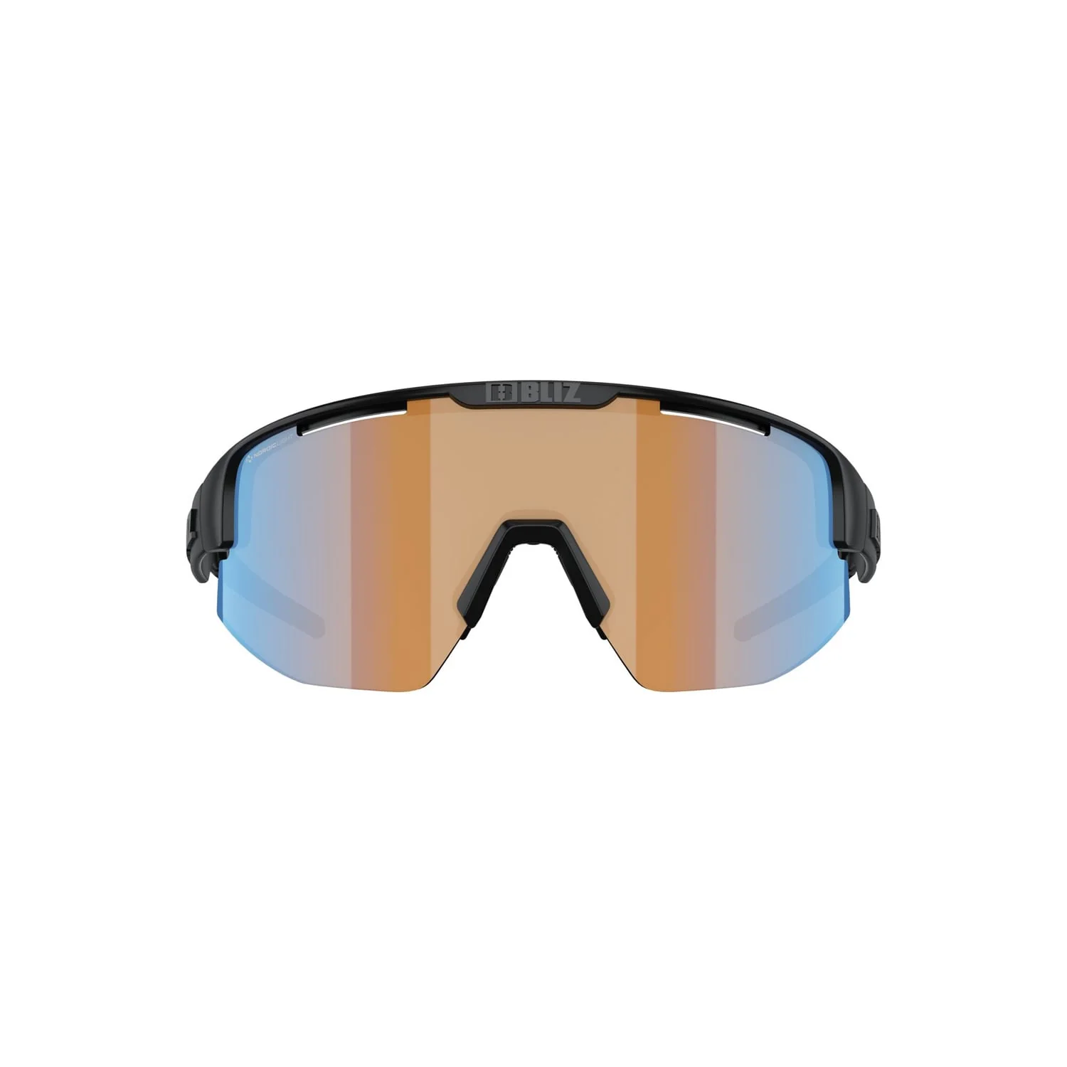 Lunettes BLIZ MATRIX SMALL Noir Matt Ecran Orange - Image 3
