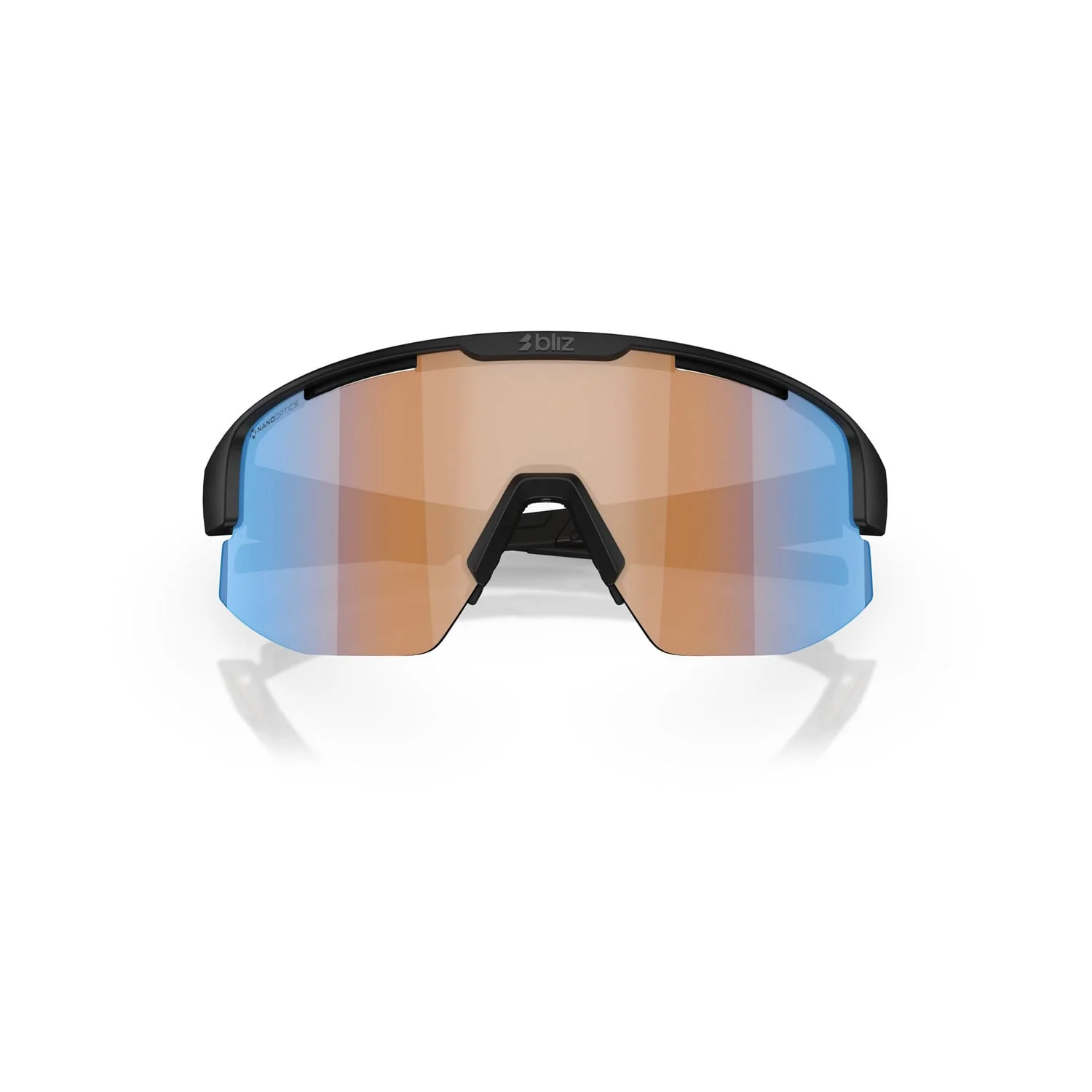 Lunettes BLIZ MATRIX SMALL Noir Matt Ecran Orange - Image 5