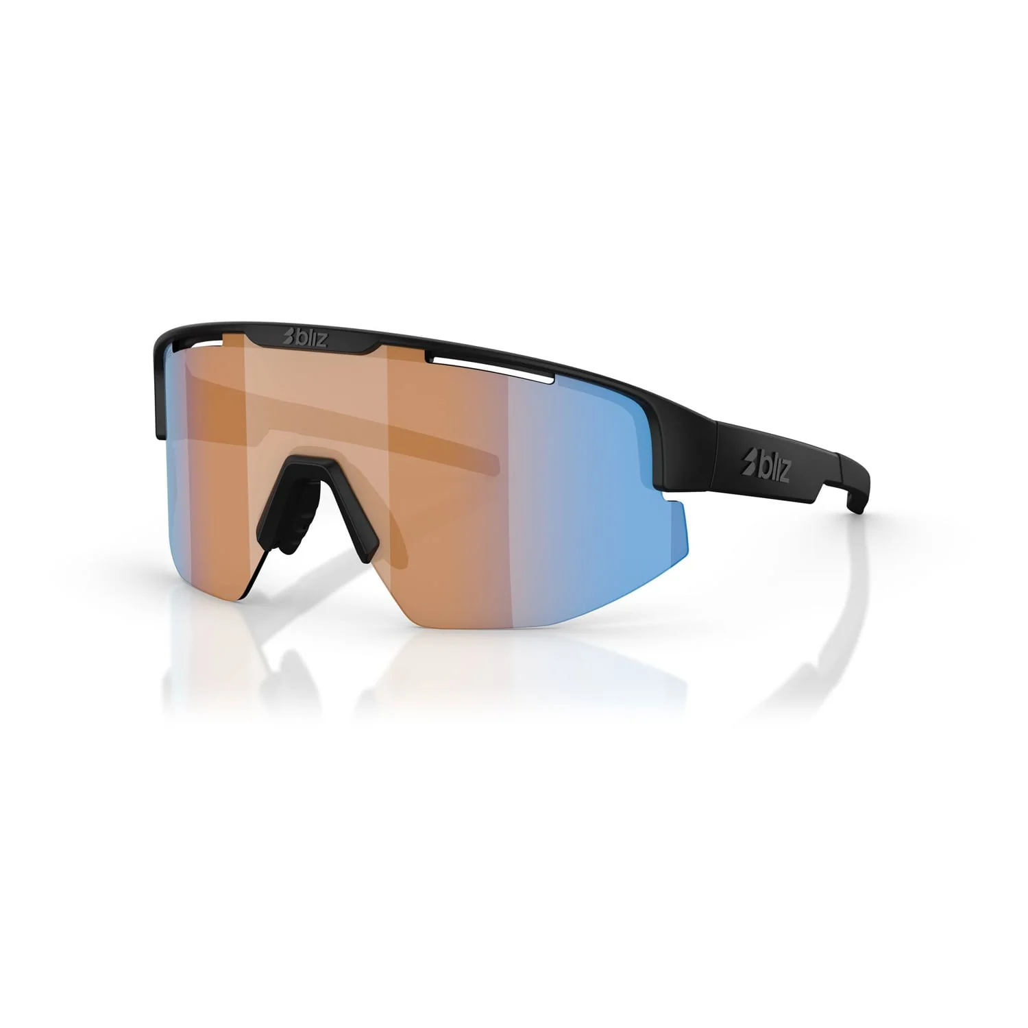 Lunettes BLIZ MATRIX SMALL Noir Matt Ecran Orange - Image 8