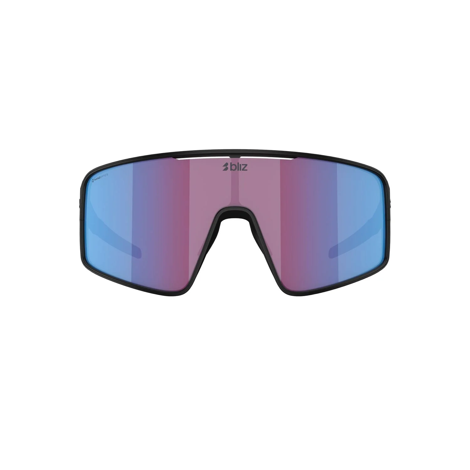 Lunettes BLIZ P001 Noir Matt Ecran Rose Violet Bleu Iridium - Image 2