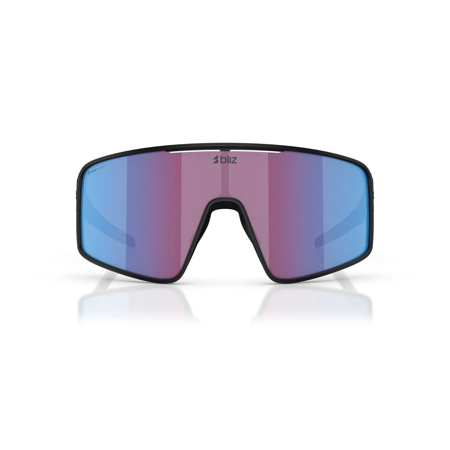 Lunettes BLIZ P001 Noir Matt Ecran Rose Violet Bleu Iridium - Image 6