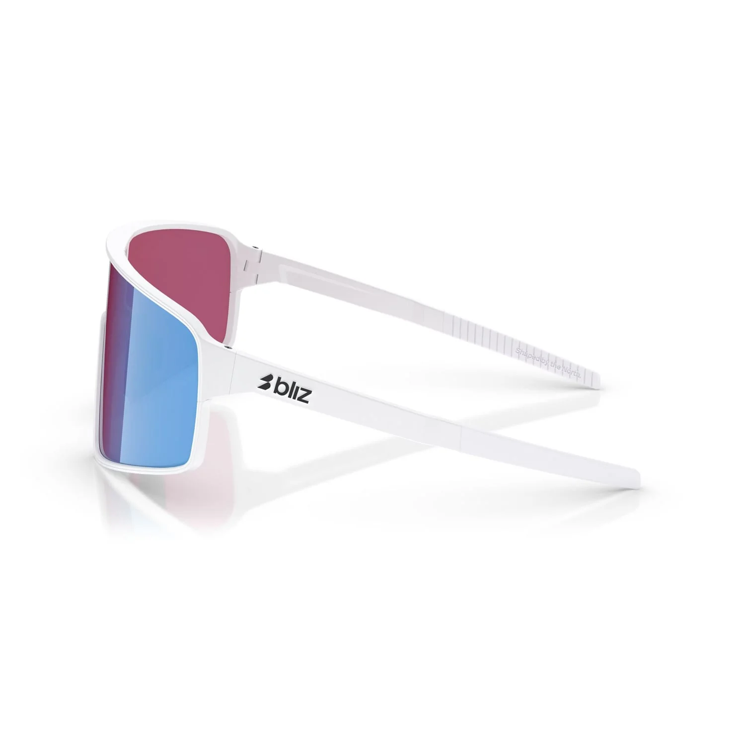 Lunettes BLIZ P001 S Blanc Ecran Rose Violet Bleu Iridium - Image 4