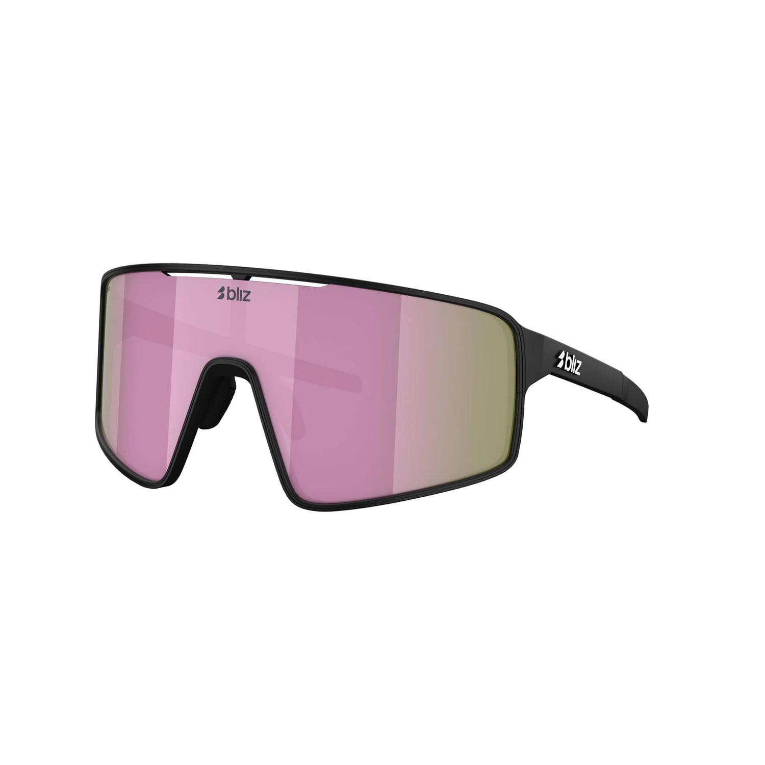 Lunettes BLIZ P001 S Noir Matt Ecran Marron Rose Multicolore