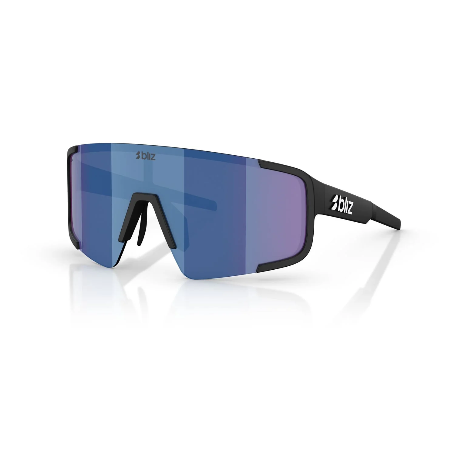 Lunettes BLIZ P003 Noir Matt Verre Blue Mirror - Image 8