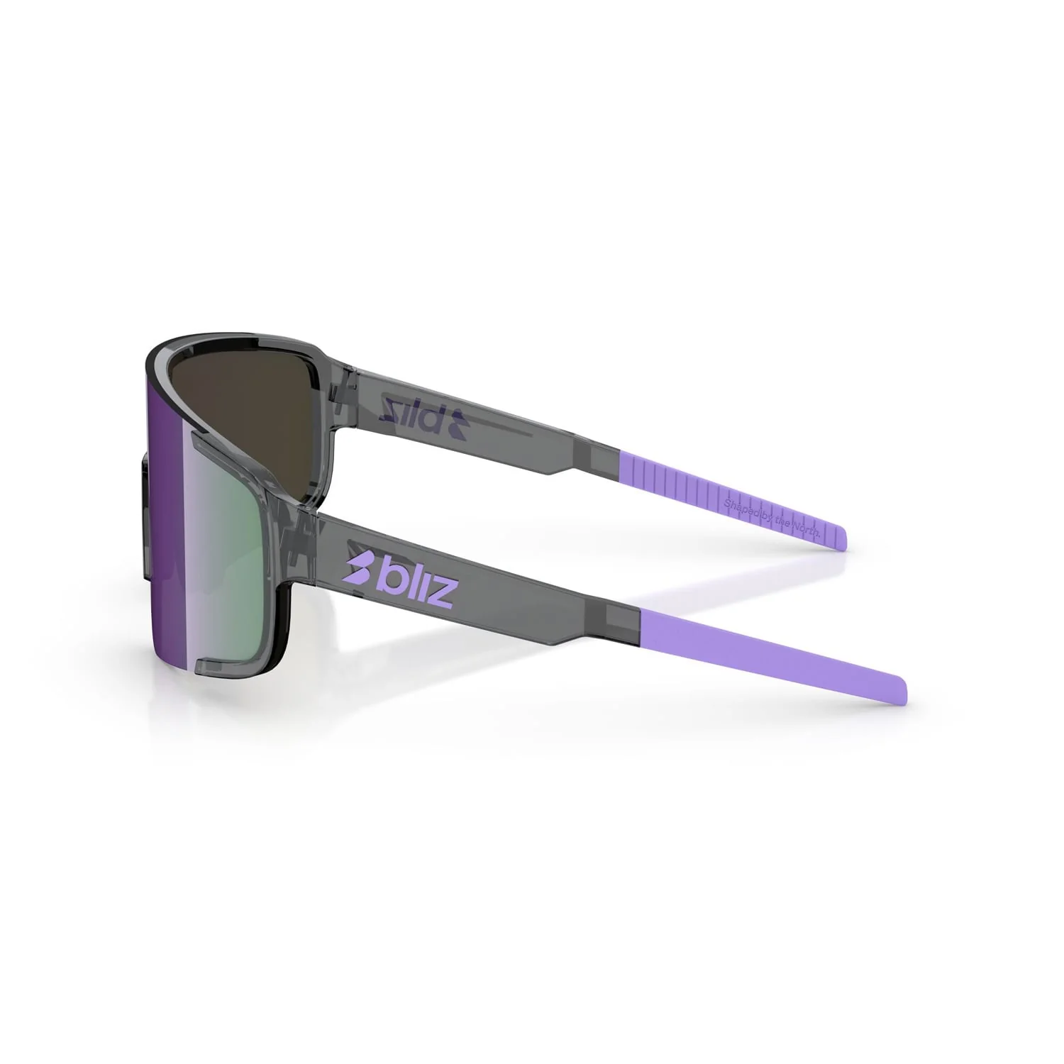 Lunettes BLIZ P003 SMALL Crystal Noir Verre Purple Multii - Image 6