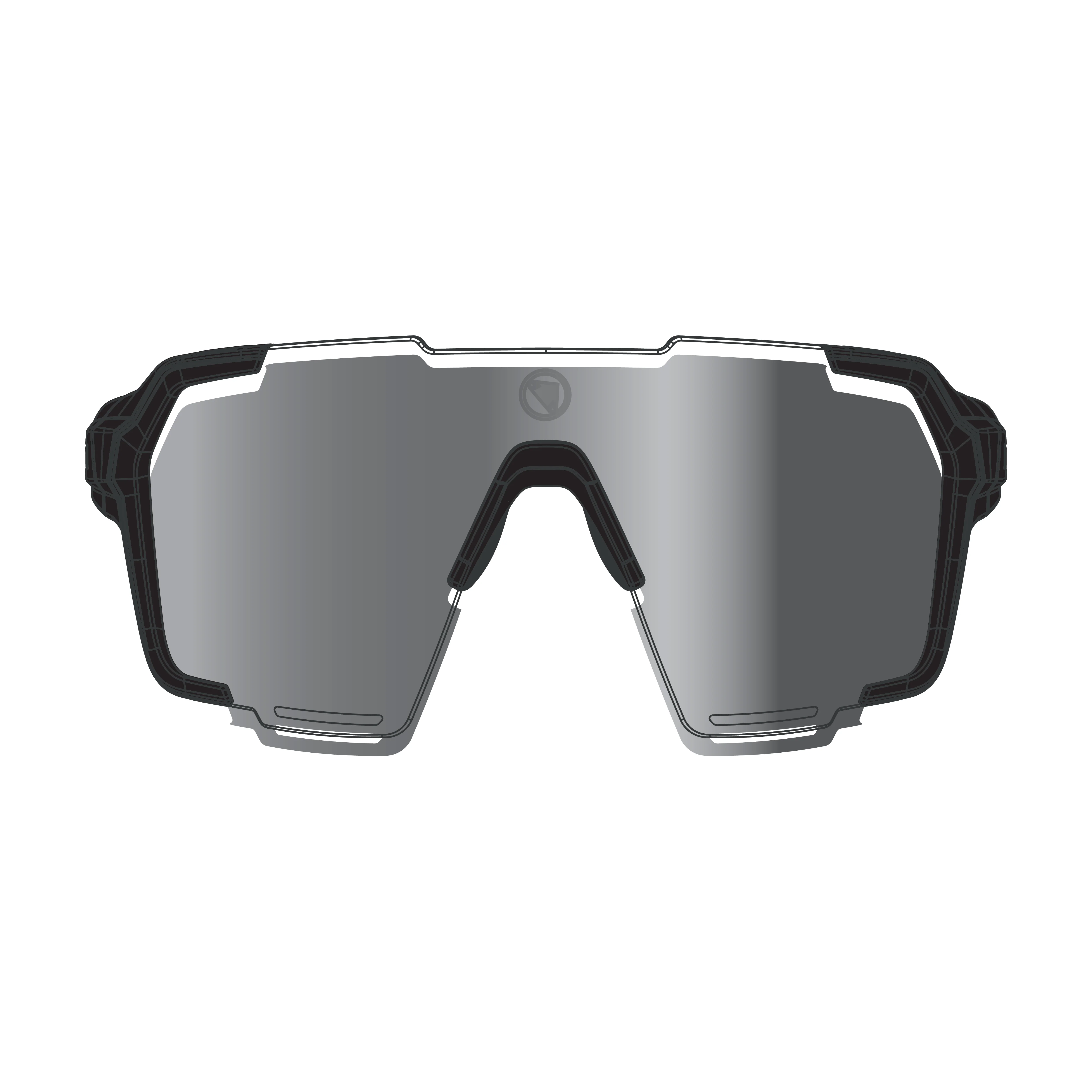 Lunettes ENDURA SINGLETRACK FRAMELESS Noir - Image 5