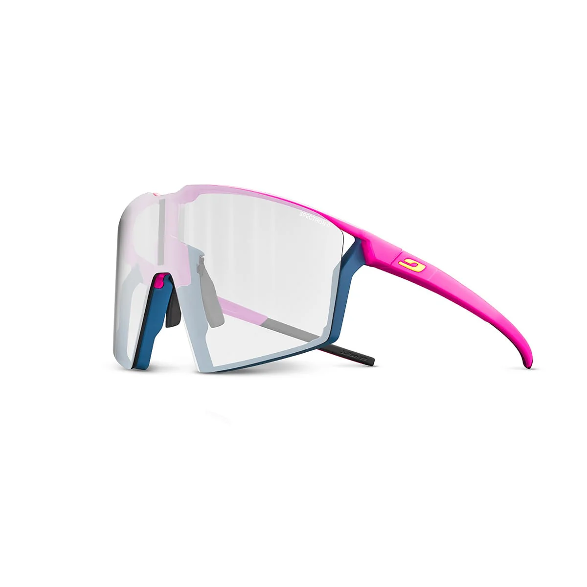 Lunettes JULBO EDGE Rose fluo/Bleu Spectron 3 Smoke - Image 3