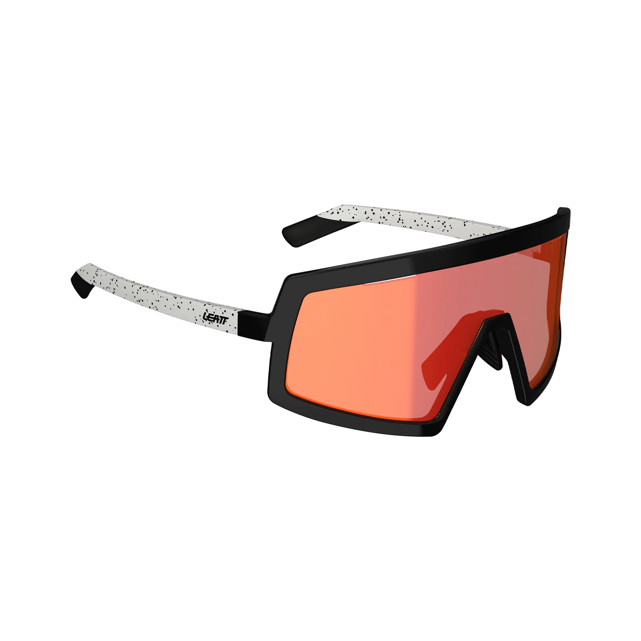 Lunettes LEATT MADVIZ ONE Noir/Blanc Verre Iriz Rouge