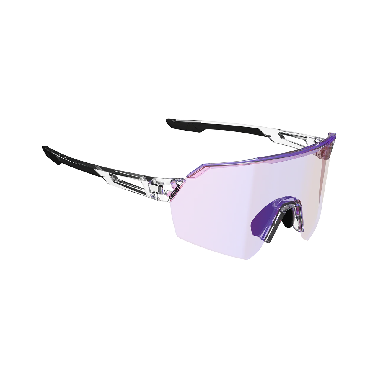 Lunettes LEATT RIDEVIZ LITE LARGE Transparent Verre Iriz Crystal Fuschia