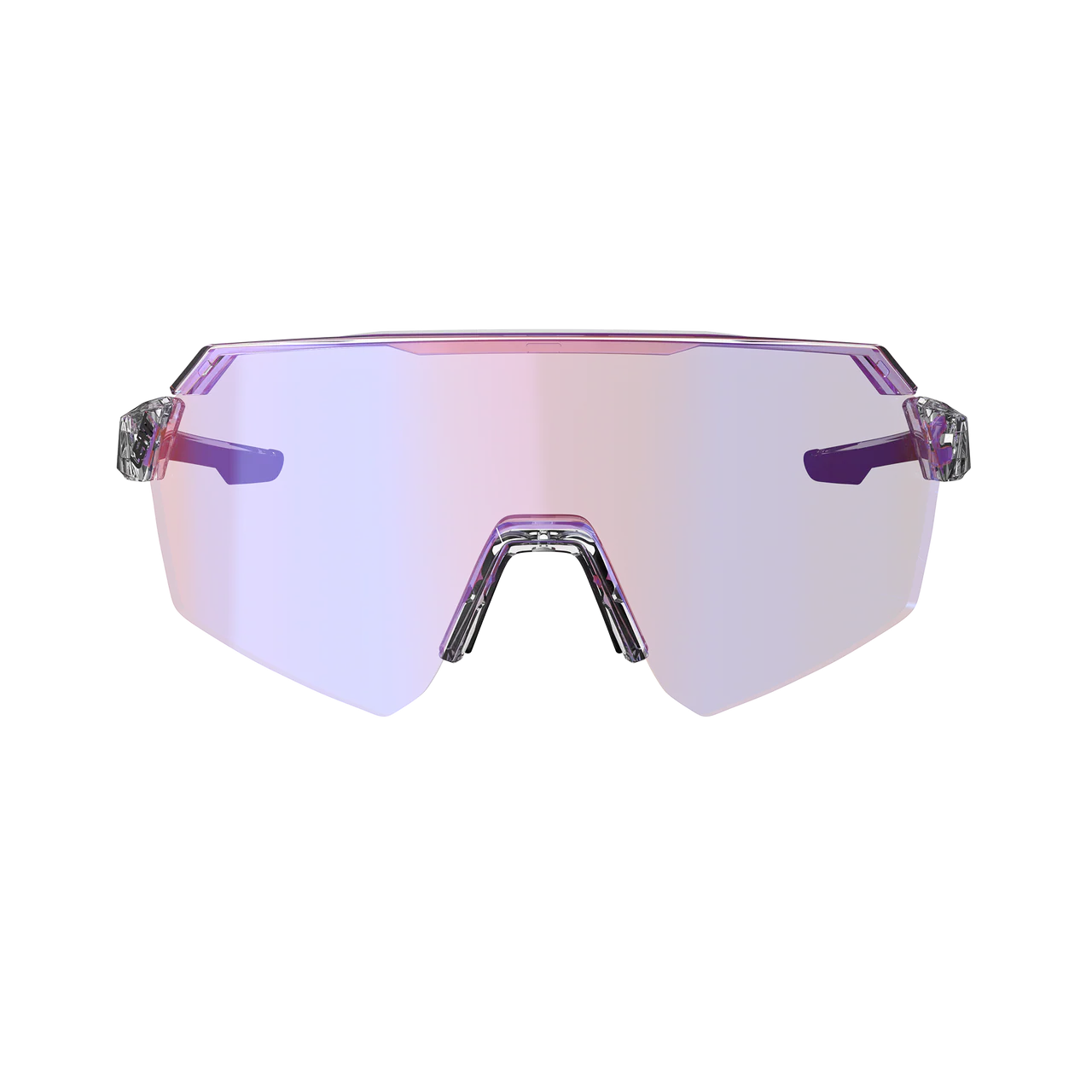 Lunettes LEATT RIDEVIZ LITE LARGE Transparent Verre Iriz Crystal Fuschia - Image 2