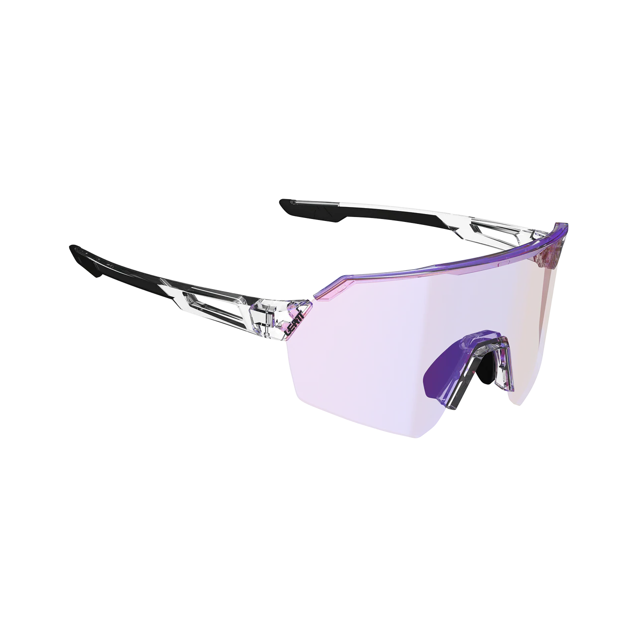 Lunettes LEATT RIDEVIZ LITE SMALL Transparent Verre Iriz Crystal Fuschia