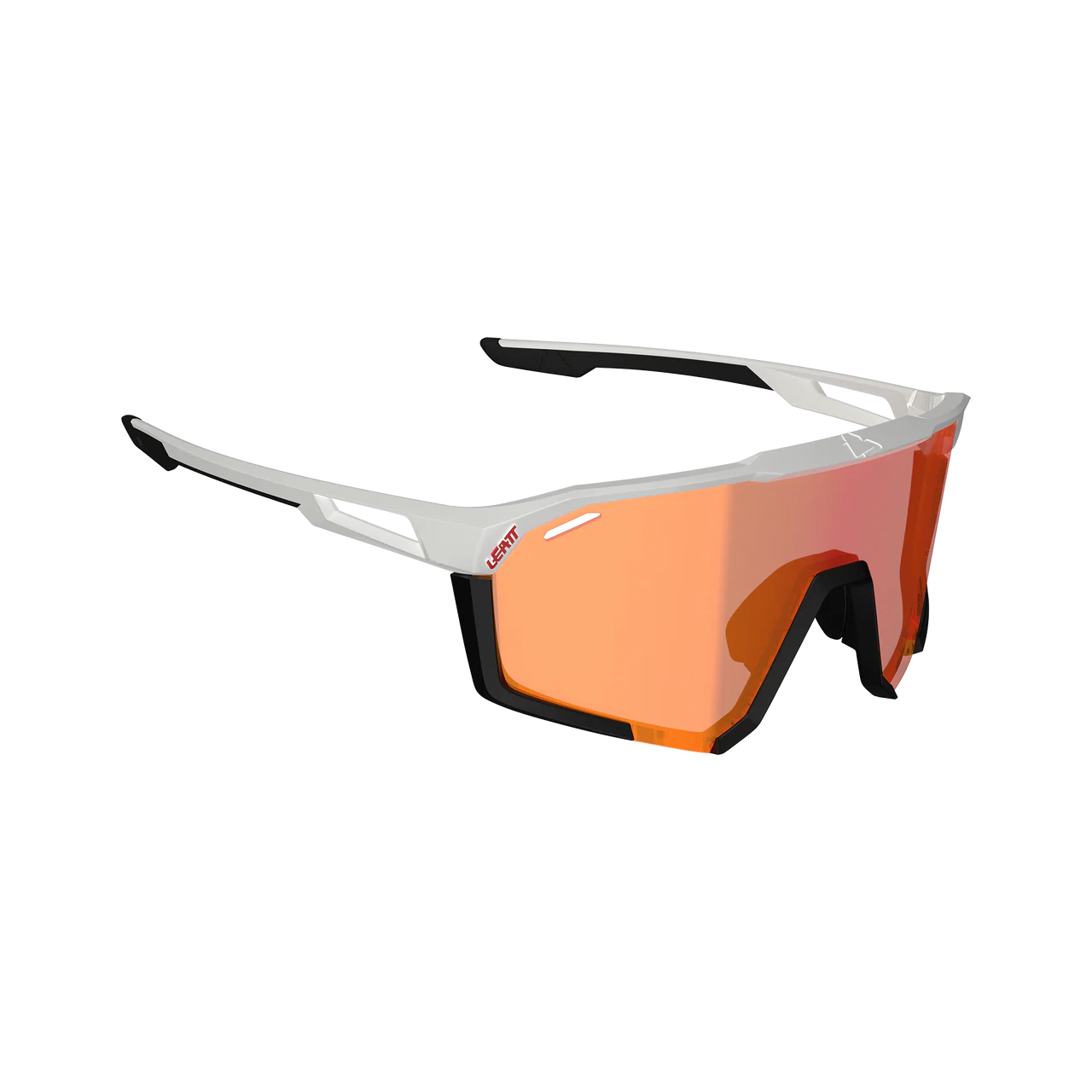 Lunettes LEATT SPEEDVIZ PRO Blanc Verre Photochromique  Iriz Cryztal Rouge