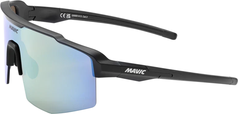 Lunettes MAVIC MVS SHIELD Noir Verre Gold/Blue - Image 3