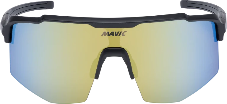 Lunettes MAVIC MVS SHIELD Noir Verre Gold/Blue - Image 4