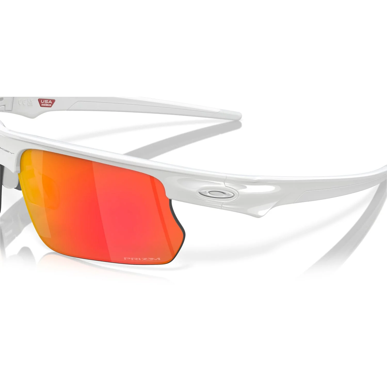 Lunettes OAKLEY BISPHAERA Blanc Prizm Ruby - 0OO9400-0368 - Image 8