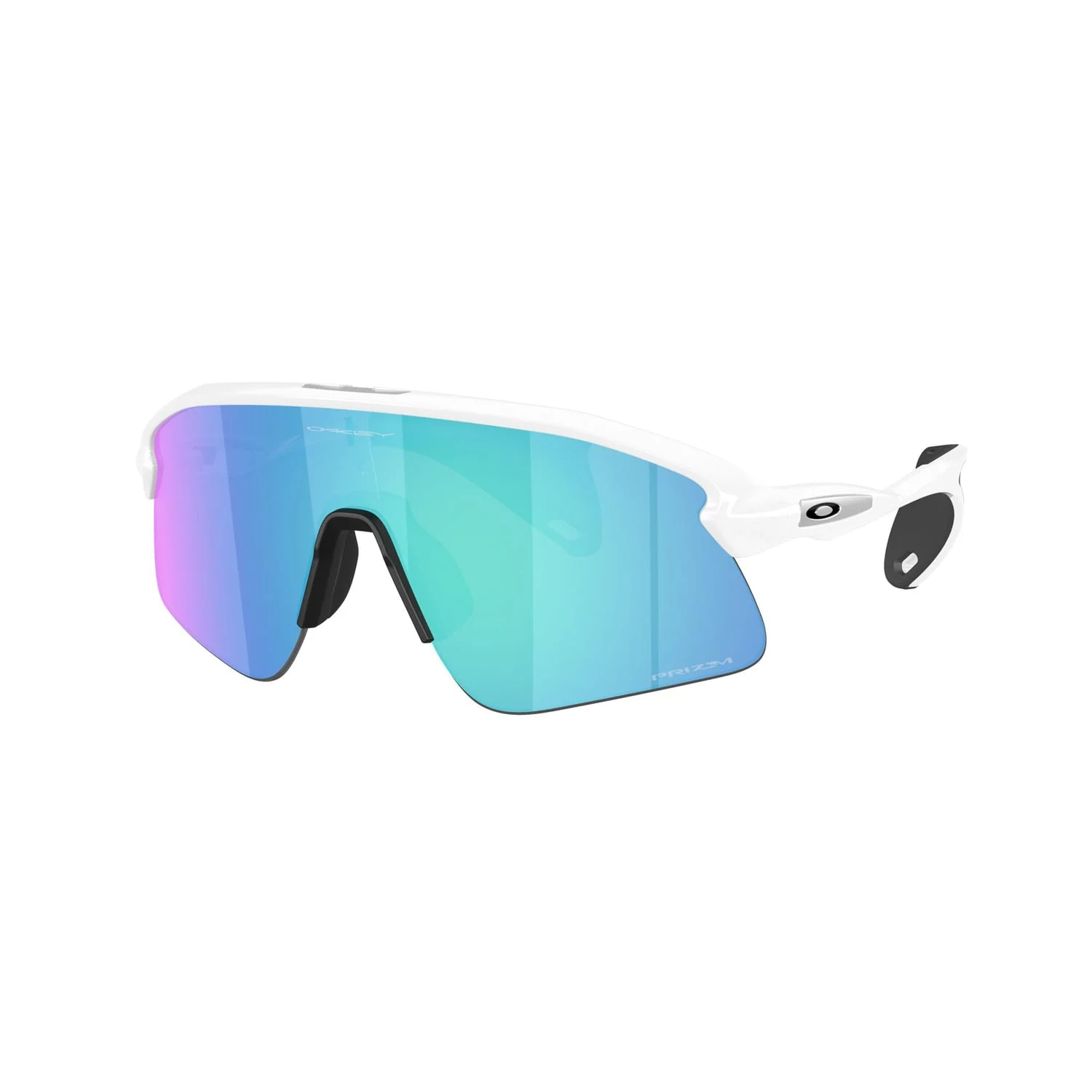 Lunettes OAKLEY STUNT DEVIL Blanc Matt Prizm Sapphire - Image 3