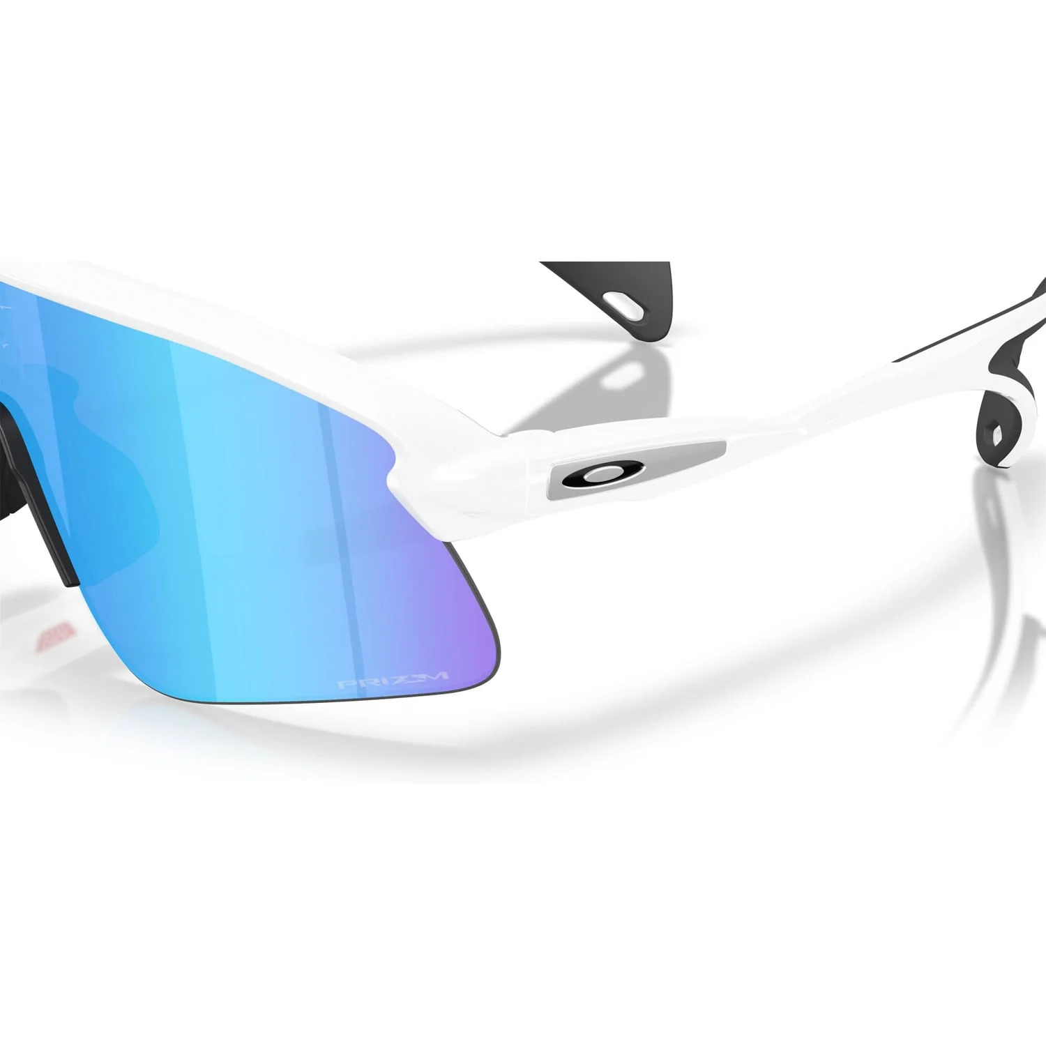Lunettes OAKLEY STUNT DEVIL Blanc Matt Prizm Sapphire - Image 5